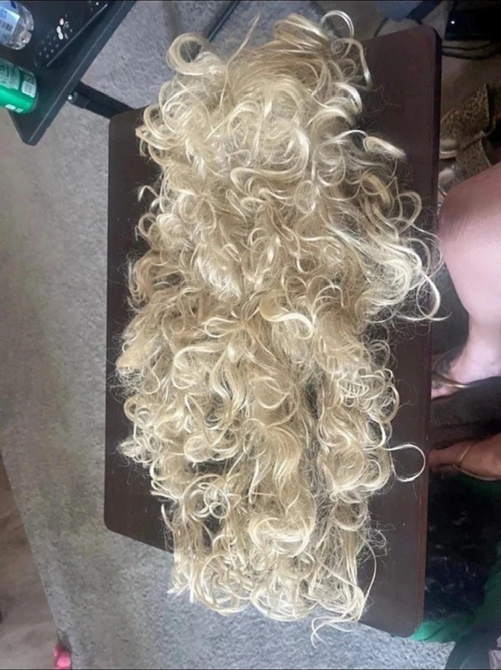 Naturelle Curly Blonde Hairpiece- Halloween! Princess!